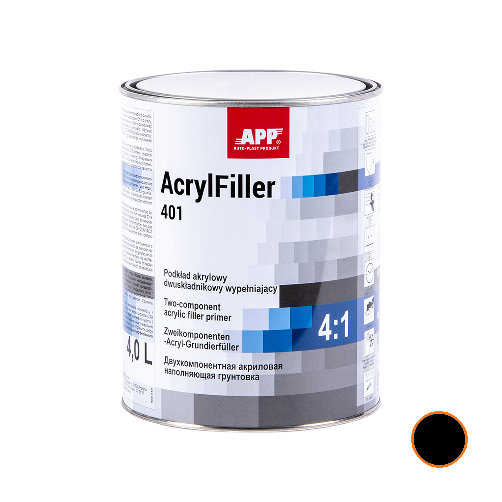 APP AcrylFiller 401 Podkład akrylowy dwuskładnikowy wypełniający