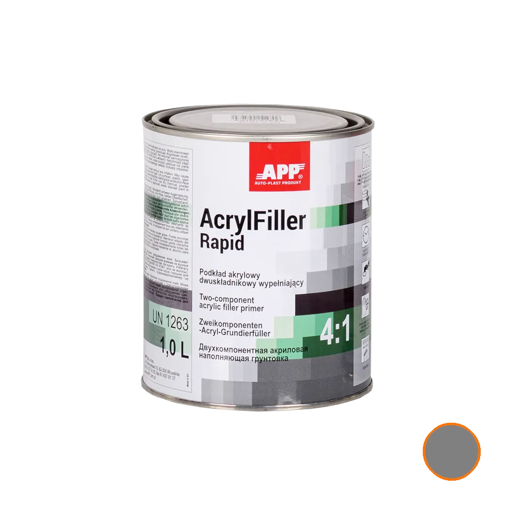 Podkład akrylowy dwuskładnikowy wypełniający APP AcrylFiller Rapid