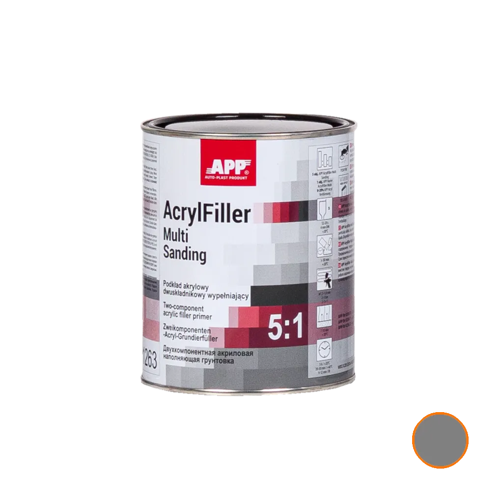 Pokład akrylowy wypełniający APP AcrylFiller Multi Sanding 5:1