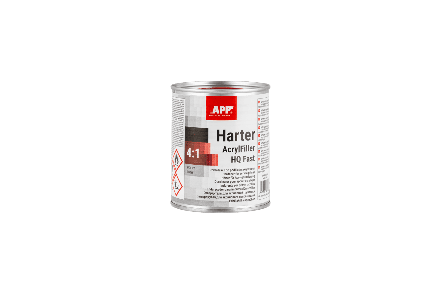 Utwardzacz do podkładu akrylowego APP Harter AcrylFiller HQ Fast 4:1 | wolny | 0,25l