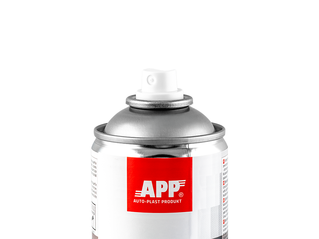 Baranek w sprayu do ochrony karoserii APP U300 UBS | czarny | 500ml