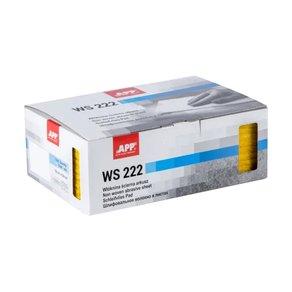 Włóknina ścierna w arkuszach APP WS 222 | Mikroziarnista (P1000-1200) | Złoty | opak. (10szt.) | 150 x 230mm