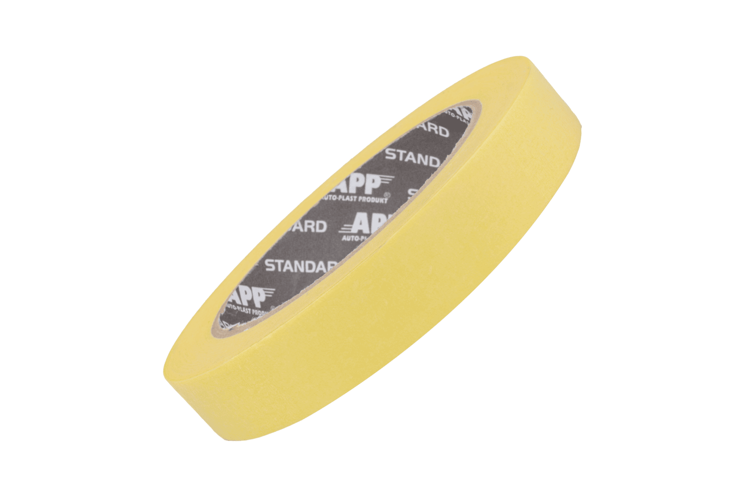 Taśma maskująca lakiernicza APP Standard | 18mm | kolor żółty | do 60°C