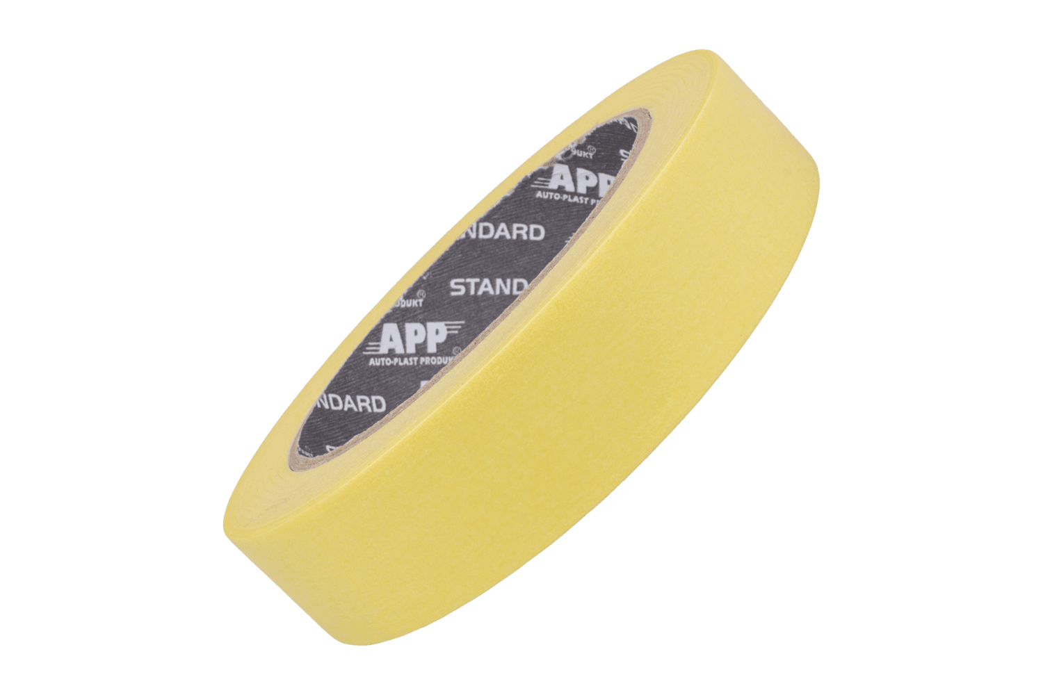 Taśma maskująca lakiernicza APP Standard | 18mm | kolor żółty | do 60°C