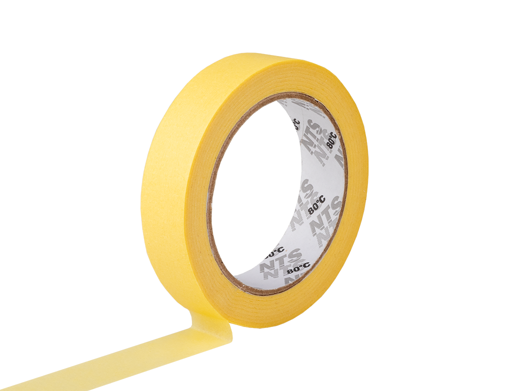 Taśma maskująca lakiernicza NTS 80 | 24mm | do 80°C