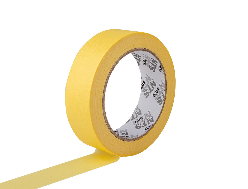 Taśma maskująca lakiernicza NTS 80 | 30mm | do 80°C
