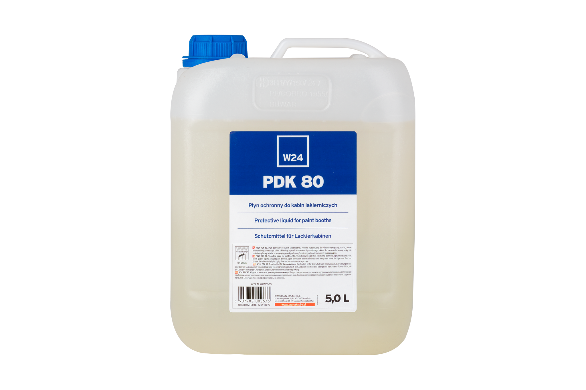 W24 PDK 80 - Płyn ochronny do kabin lakierniczych
