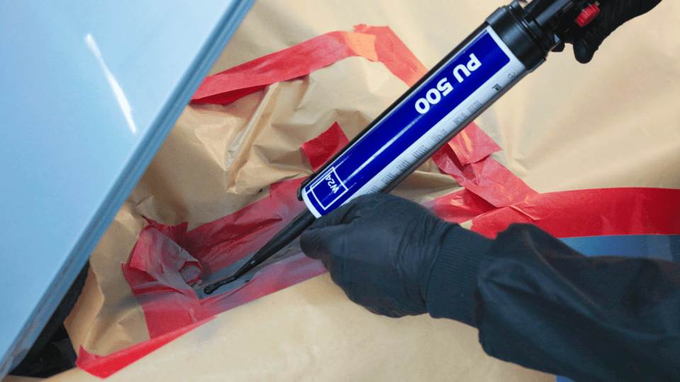 Wyciskacz ręczny do mas w kartuszach 310ml W24 Caulking Gun | Regulacja przełożenia 12:1 / 25:1