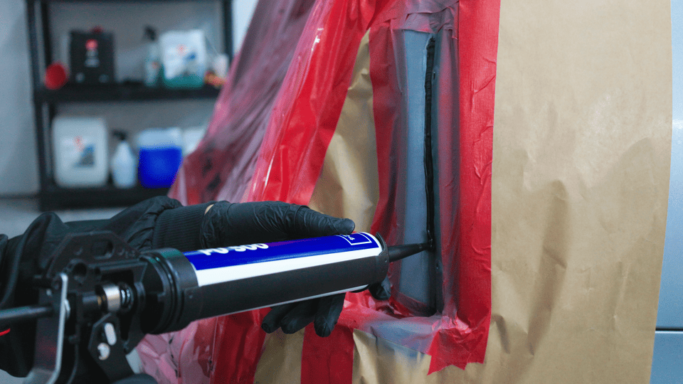 Wyciskacz ręczny do mas w kartuszach 310ml W24 Caulking Gun | Regulacja przełożenia 12:1 / 25:1
