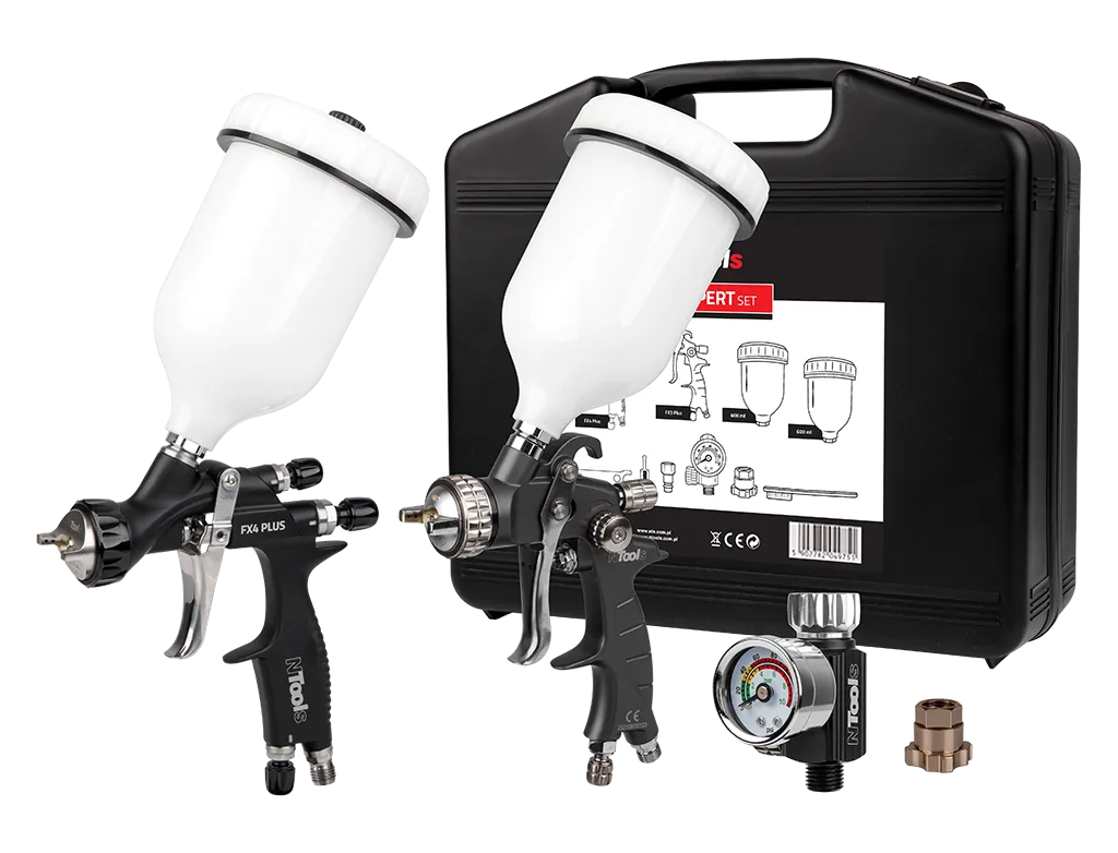 Zestaw lakierniczych pistoletów natryskowych NTools FX Expert SET