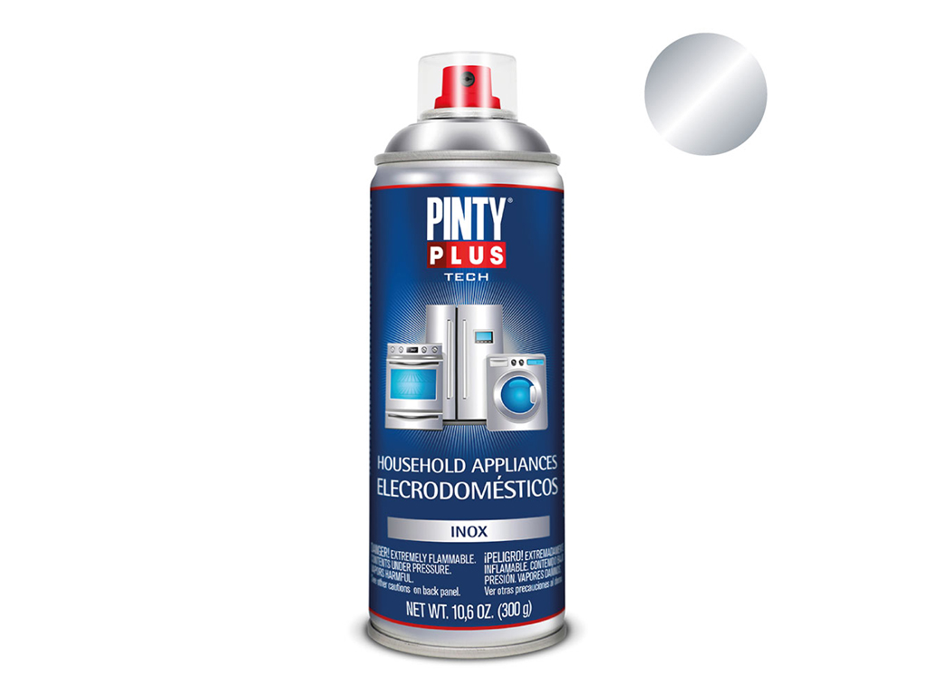 Pintyplus Tech AGD - Farba do renowacji z efektem stali nierdzewnej|<p>spray | inox | 400 ml</p>