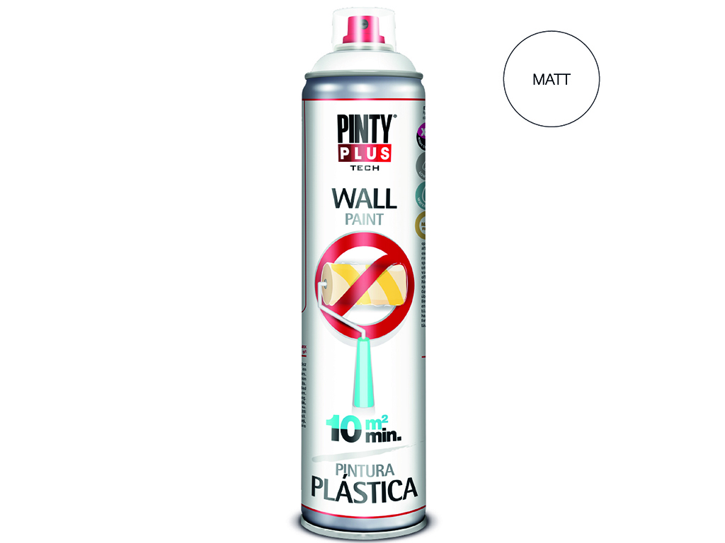 Pintyplus Tech WALL - Farba w sprayu do sztukaterii i detali dekoracyjnych