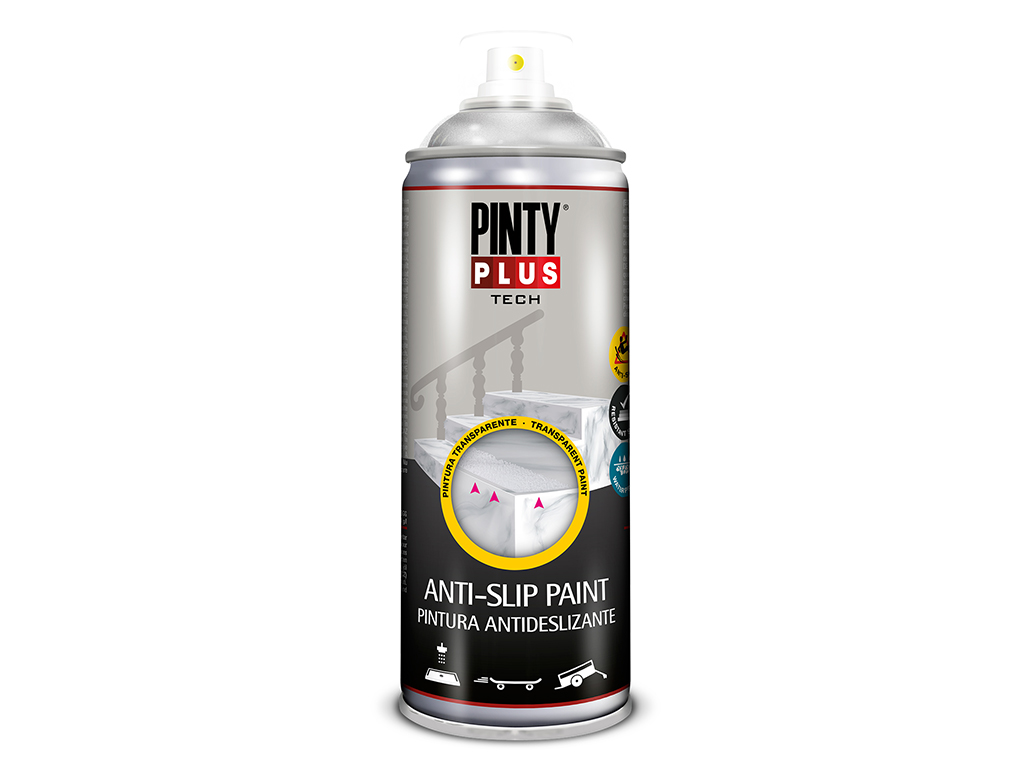 Pintyplus Tech ANTI-SLIP - Transparentna farba antypoślizgowa w sprayu | 673 | 400ml