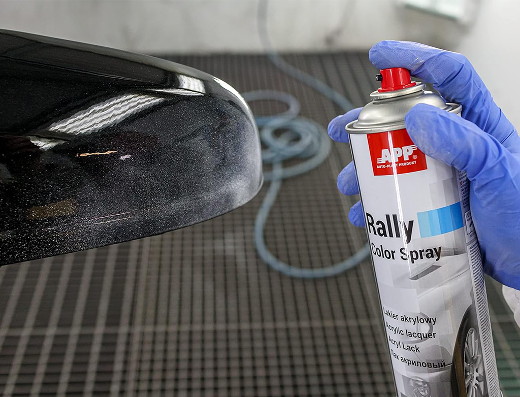 Lakier akrylowy w sprayu APP Rally 500 | biały | 500ml