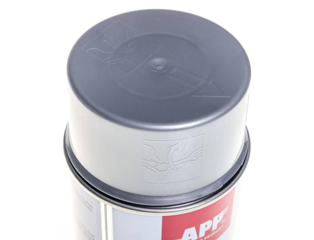 Lakier akrylowy w sprayu APP Rally 500 | srebrny | 500ml