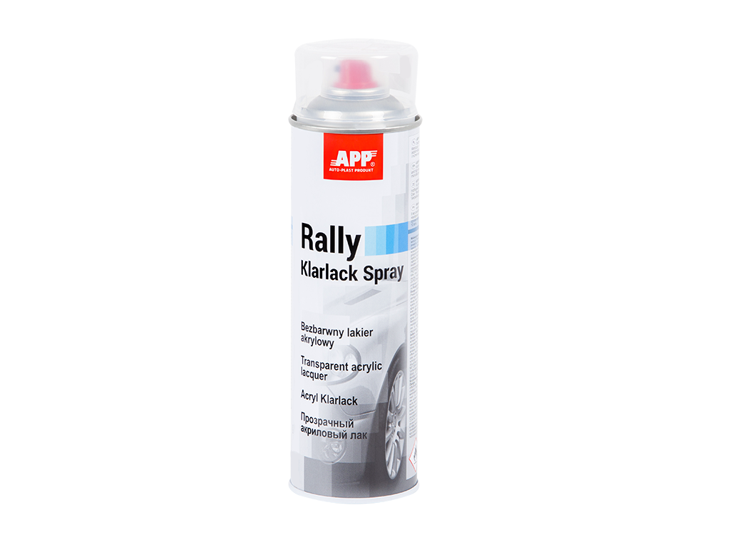 Lakier akrylowy w sprayu APP Rally 500 | bezbarwny | 500ml