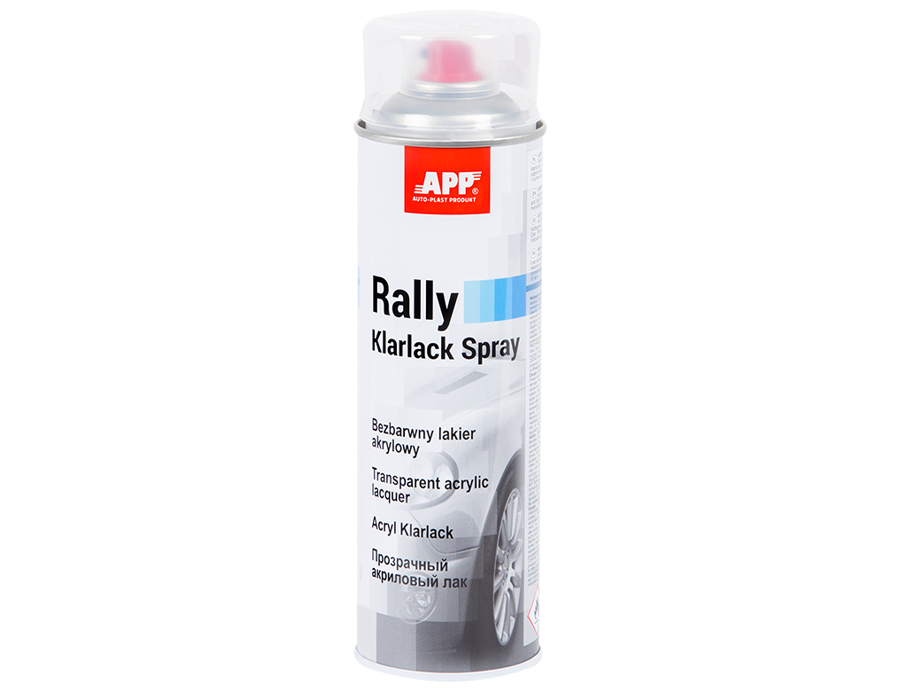 Lakier akrylowy w sprayu APP Rally 600 | bezbarwny | 600ml