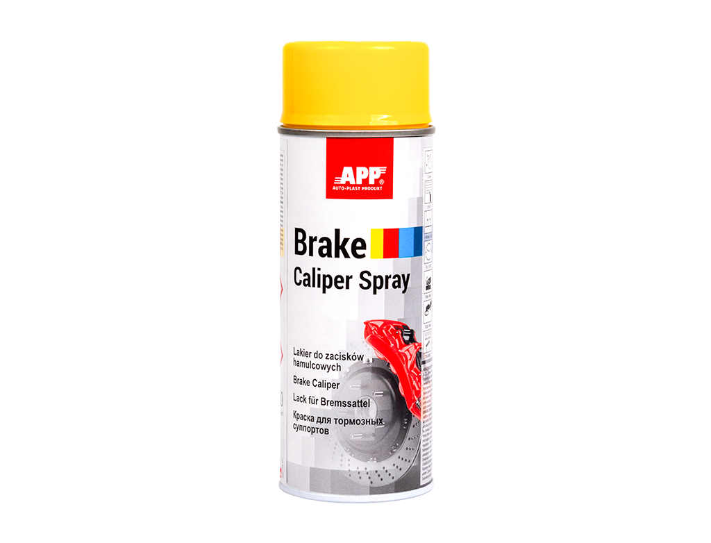 Lakier do zacisków hamulcowych APP Brake Caliper Spray | żółty | 400ml 