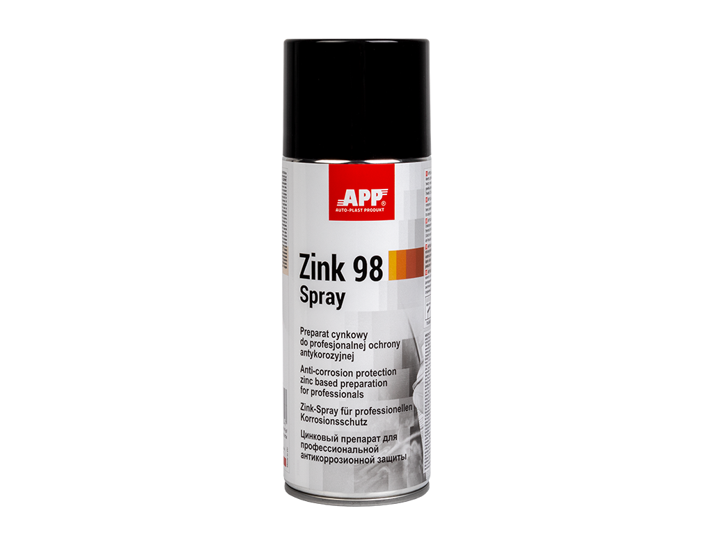 APP Zink 98 Spray - Preparat cynkowy do profesjonalnej ochrony antykorozyjnej