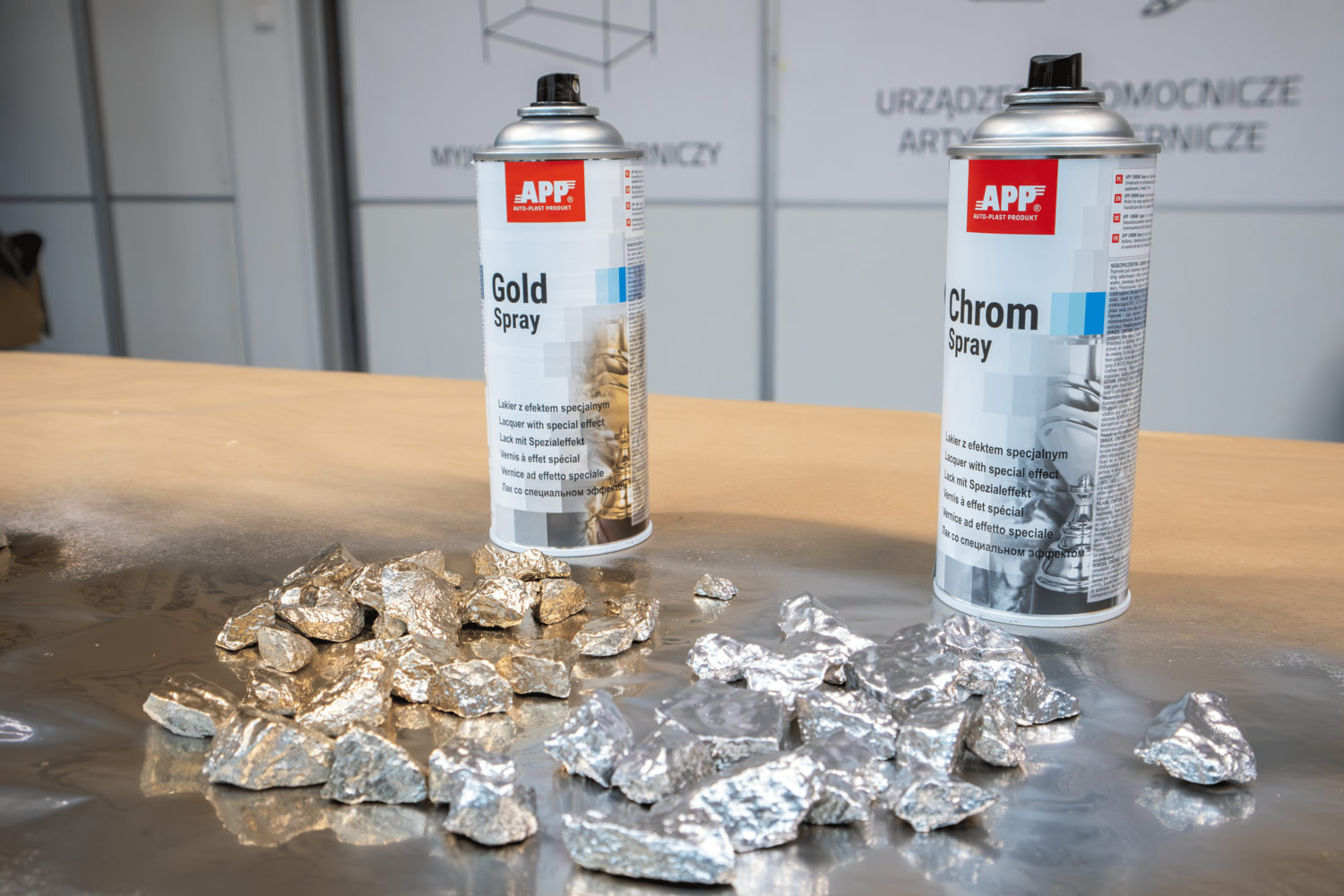 Lakier APP Chrom Spray z efektem specjalnym  | srebrny | 400ml