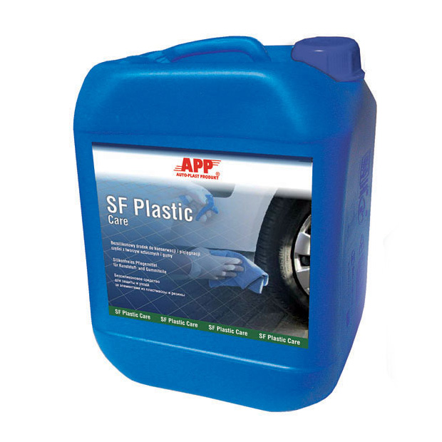APP SF PLASTIC Care - Preparat bezsilikonowy do pielęgnacji i konserwacji tworzyw sztucznych i gumy | 5,0 L