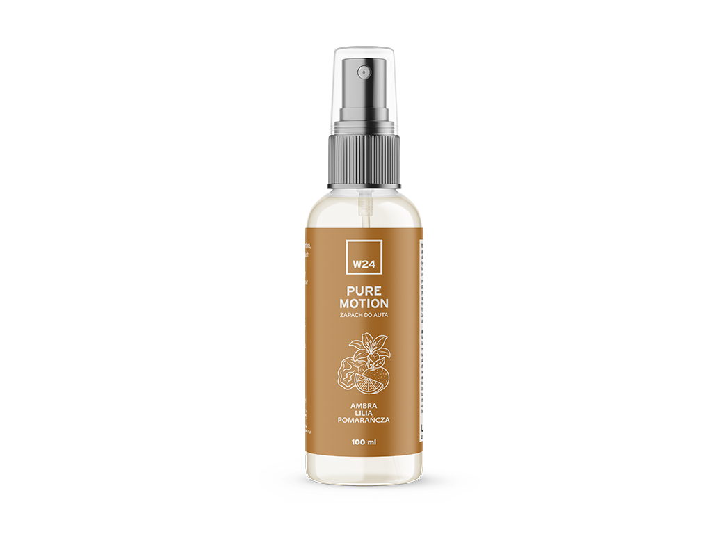 W24 Pure Motion - Zapachy Samochodowe | ambra, lilia, pomarańcza | 100ml