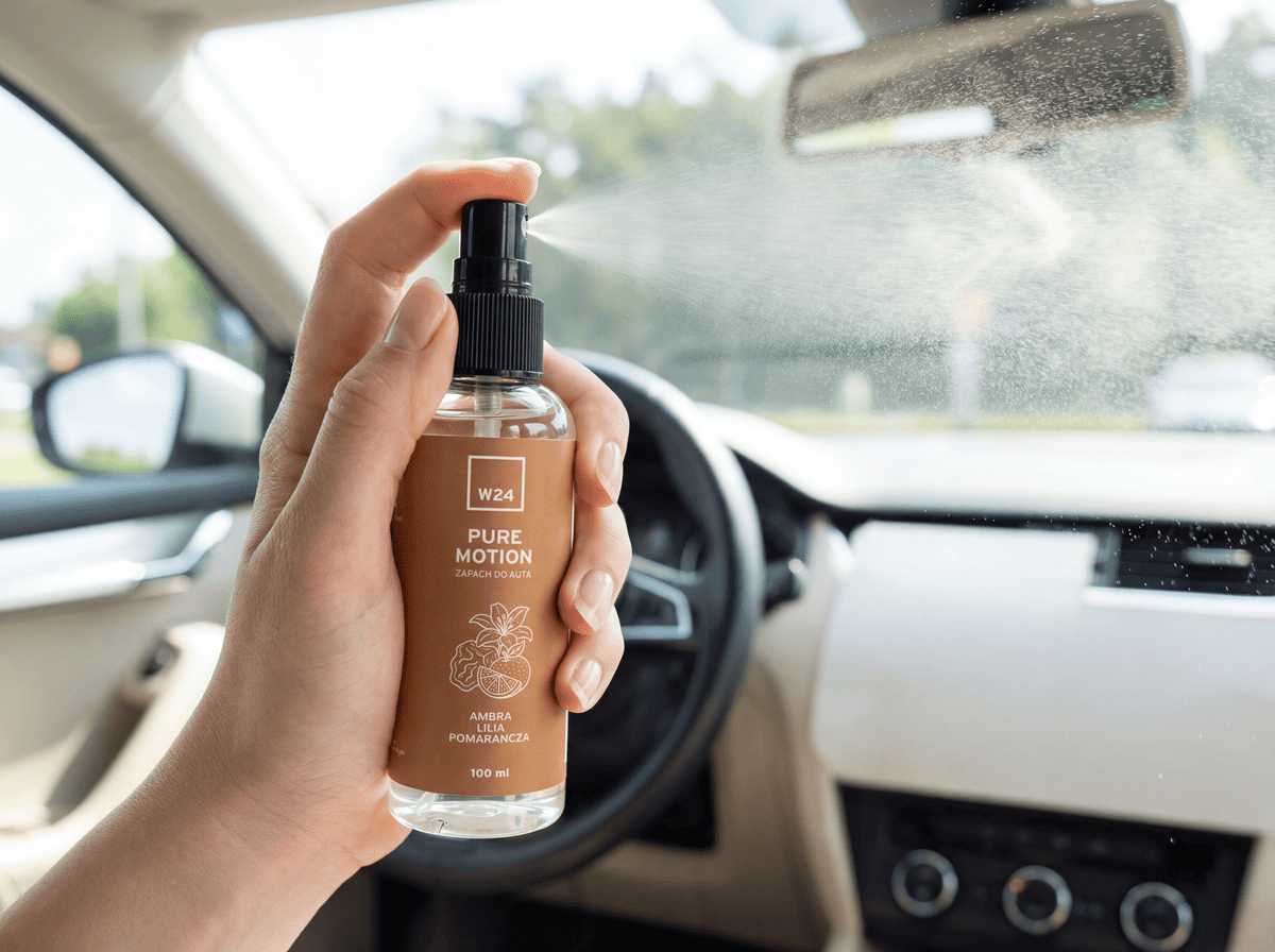 W24 Pure Motion - Zapachy Samochodowe | ambra, lilia, pomarańcza | 100ml