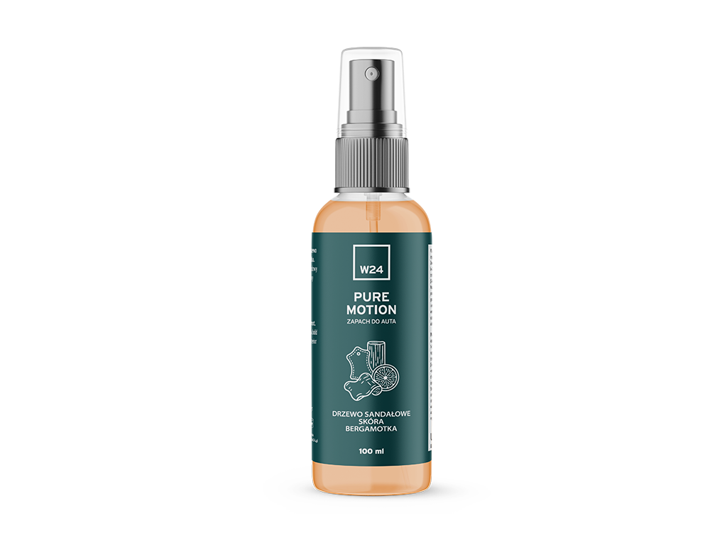 W24 Pure Motion - Zapachy Samochodowe | drzewo sandałowe, skóra, bergamotka | 100ml