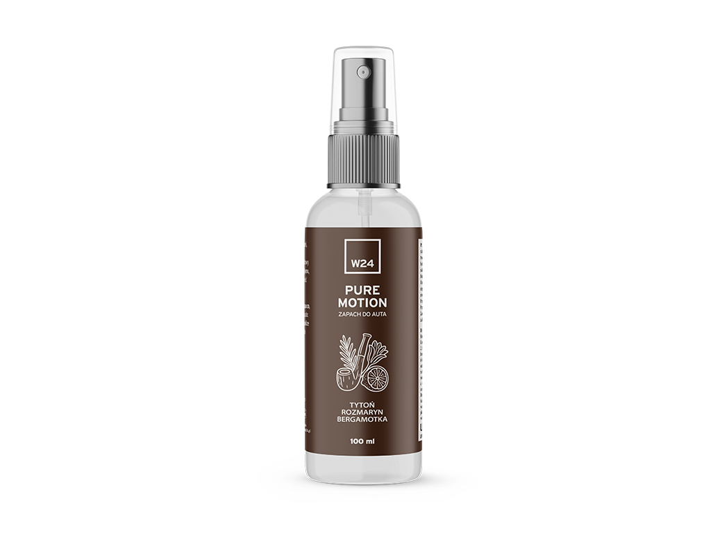 W24 Pure Motion - Zapachy Samochodowe | tytoń, rozmaryn, bergamotka | 100ml