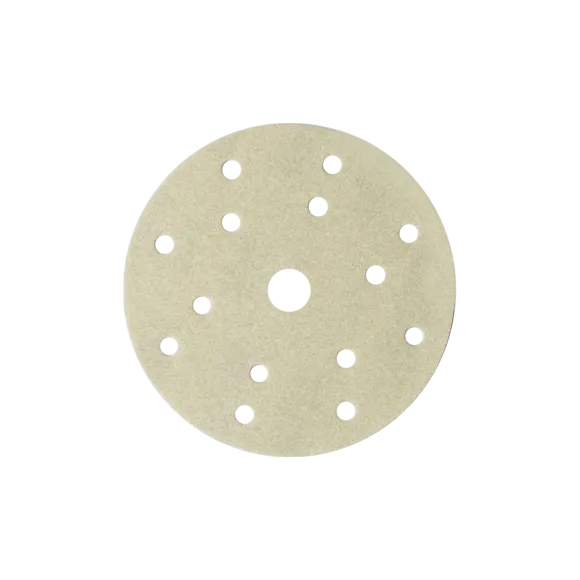 NTools CSD - Ceramiczny krążek ścierny 14+1 otworów | P240 | Kolor beżowy | d150 | opak. (100 szt)