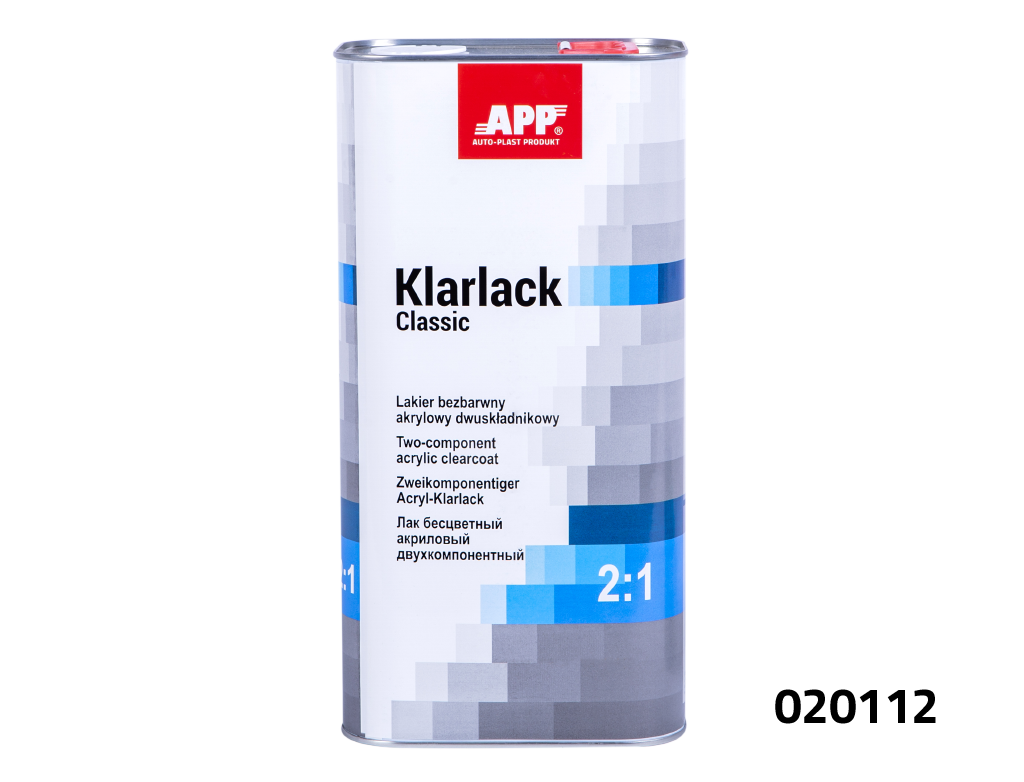 APP 2K HS Classic Harter - Utwardzacz do lakieru akrylowego | normalny | 0,50l | 