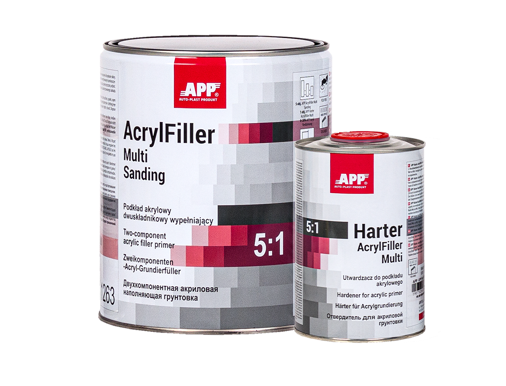 Utwardzacz do podkładu akrylowego - APP Harter AcrylFiller Multi | Normalny | 0,2L