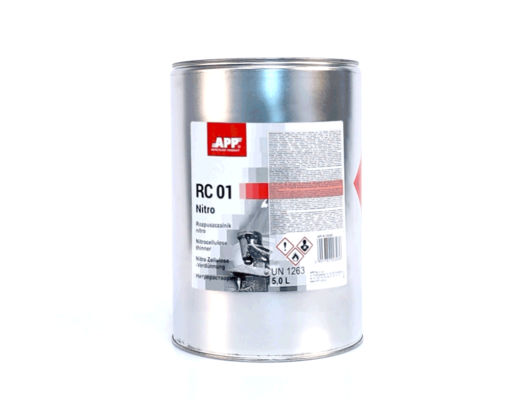 Nitro to rozcieńczalnik do produktów nitrocelulozowych oraz zmywacz do mycia narzędzi | 5,0L