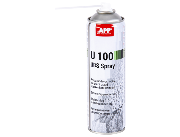 APP U100 UBS Spray Preparat do ochrony karoserii przed uderzeniami kamieni. | Kolor czarny | 0,5 l