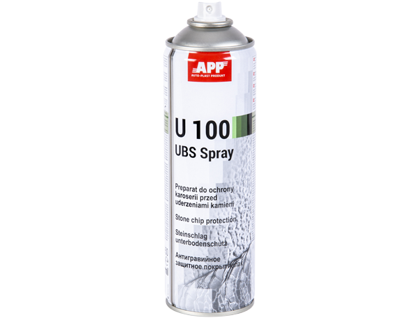 APP U100 UBS Spray Preparat do ochrony karoserii przed uderzeniami kamieni. | Kolor czarny | 0,5 l
