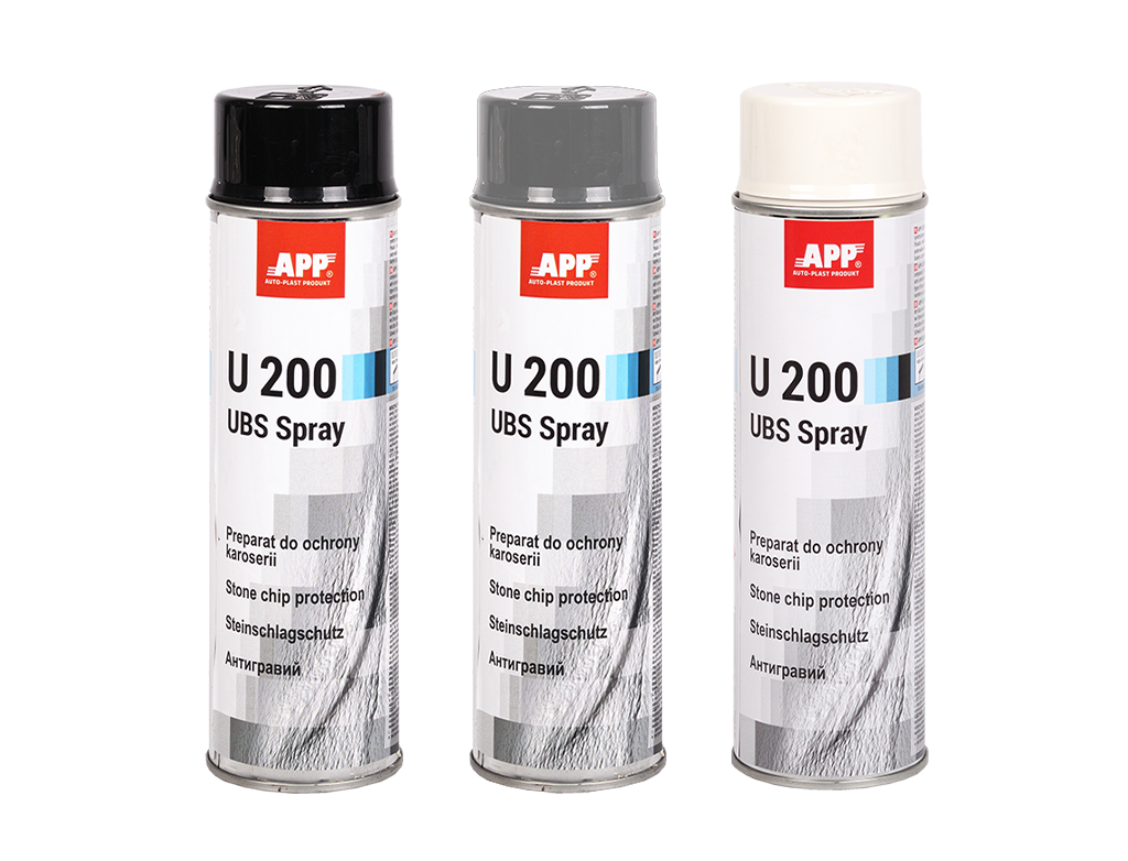 U 200 spray Preparat do ochrony karoserii przed uderzeniami kamieni. | Kolor biały | Spray