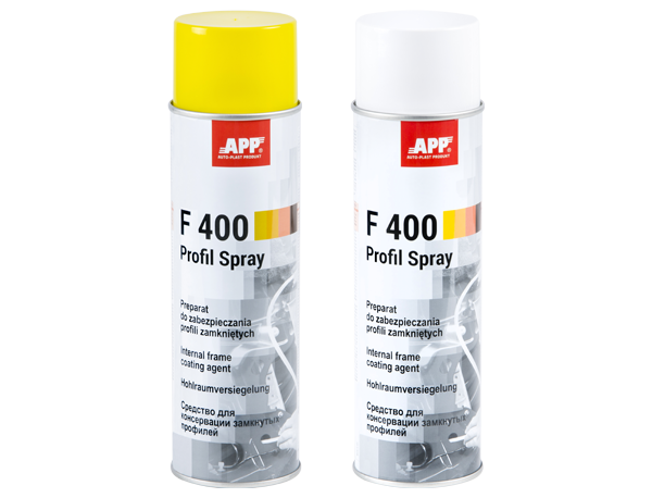 APP F400 Spray Profil Preparat do zabezpieczania profili zamkniętych. | Kolor transparentny |Spray