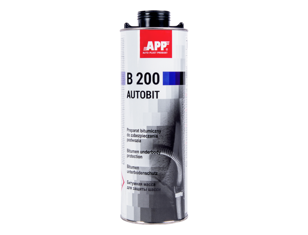 APP B 200 Autobit Preparat bitumiczny do zabezpieczania podwozia | 1,0 L