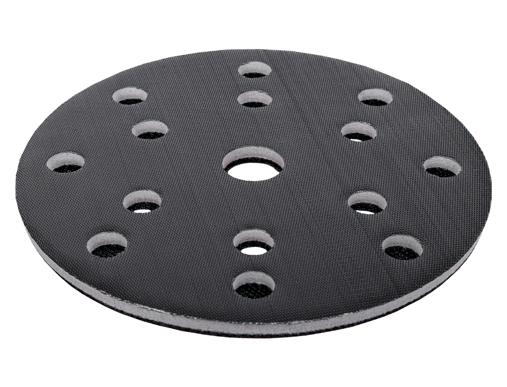NTools PMG06 MR - Przekładka miękka z mikrogumy, d150/h3 mikro rzep, 14+1 otworów | 14+1 otworów | grubość 3mm | d150