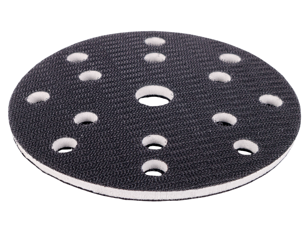 NTools PMG06 SR - Przekładka miękka z mikrogumy, d150/h6 rzep, 14+1 otworów | 14+1 otworów | grubość 6mm | d150