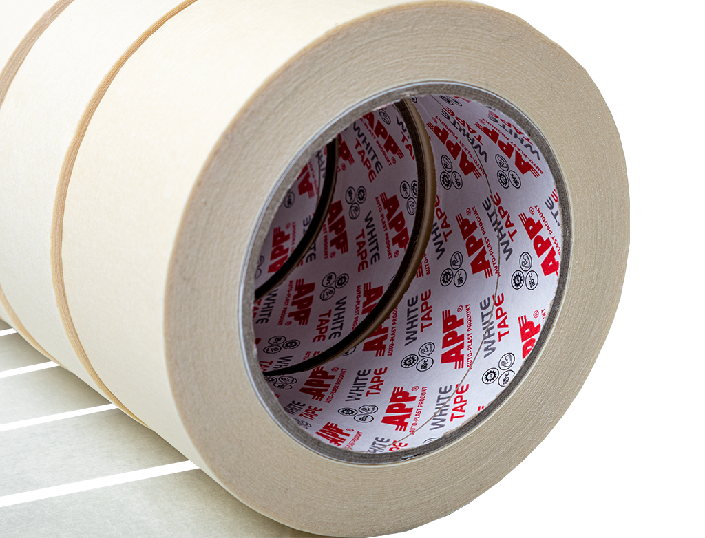 APP White Tape - Taśma maskująca | 110°C | UV-odporna | 24mm
