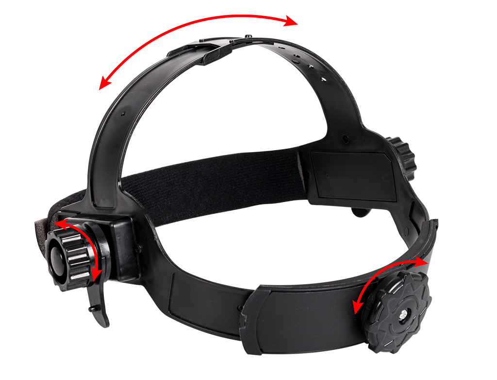 NTools PSS STN - Przyłbica spawalnicza samo-ściemniająca | DIN 4 / 9-13 | filtr standard | pole widzenia 92x 42mm