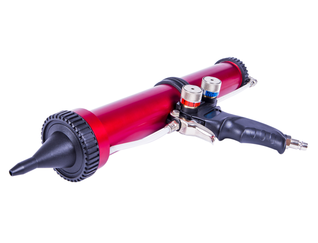 NTools PWW 400 - Pneumatyczny wyciskacz wielozadaniowy z tłokiem teleskopowym do kartuszy 290 ml i 310 ml oraz saszetek 400 ml