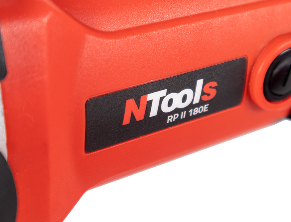 NTools RP II 180E  - Polerka elektryczna z płynną regulacją obrotów | 1400W | 500-3000 RPM | 3,20kg