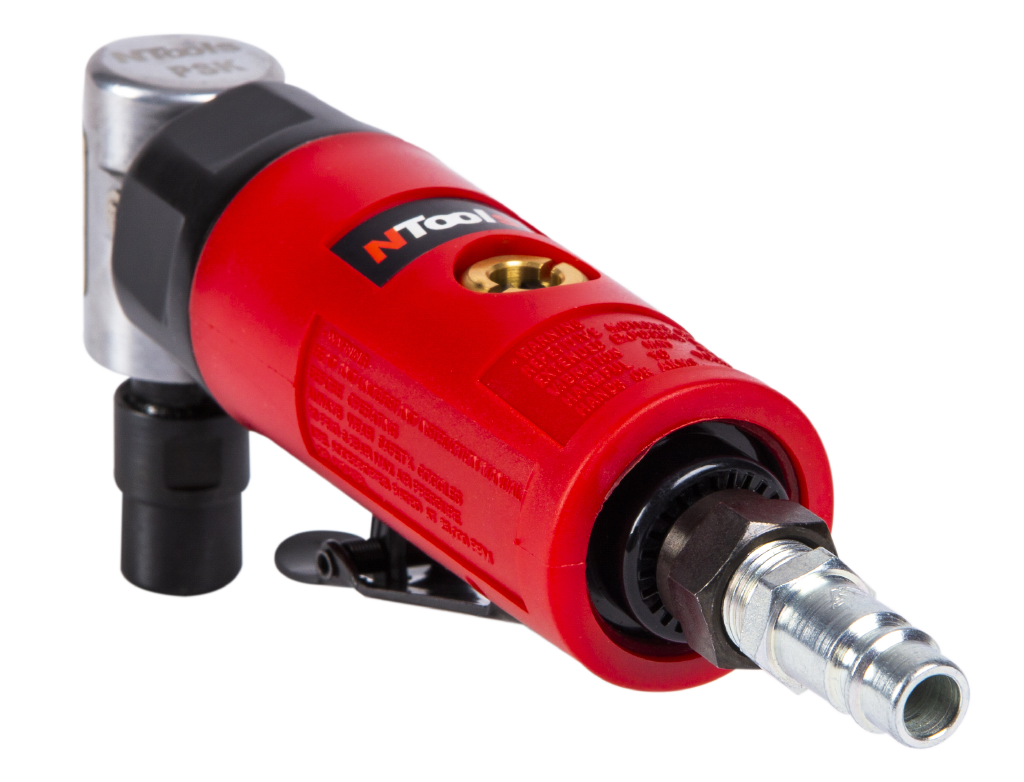 NTools PSK 6 Pneumatyczna szlifierka rotacyjna z uchwytem zaciskowym do trzpieni 6mm | 74,5/87,5 dBA.