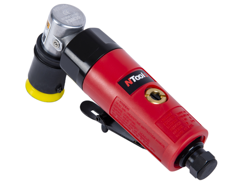Pneumatyczna szlifierka wibracyjna do usuwania wtrąceń NTools PSM30 | Skok 1,5 mm | d30