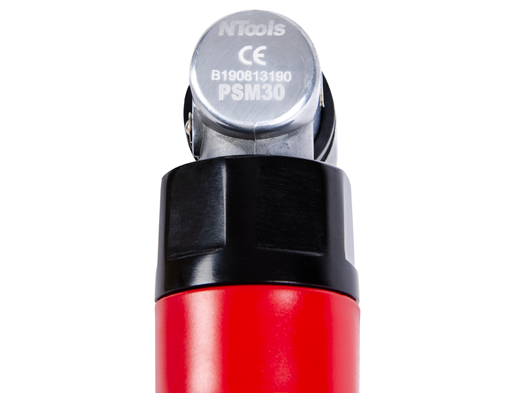 Pneumatyczna szlifierka wibracyjna do usuwania wtrąceń NTools PSM30 | Skok 1,5 mm | d30