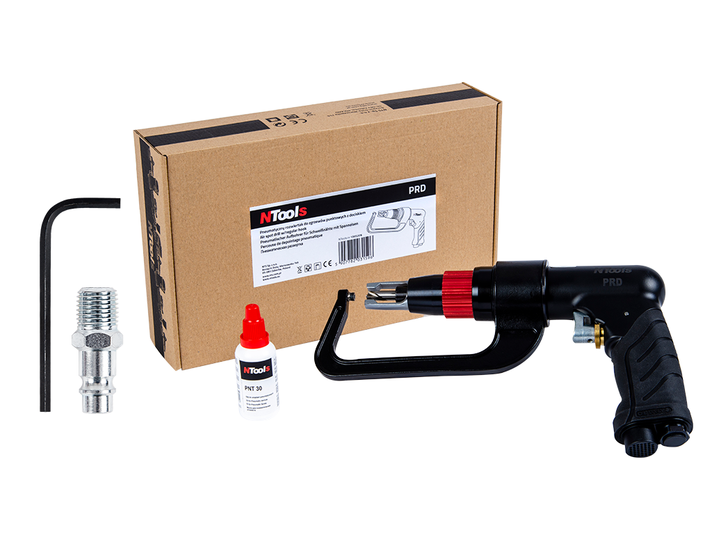NTools PRD - Pneumatyczny rozwiertak do zgrzewów punktowych z dociskiem | Waga 2,2 kg | 8mm