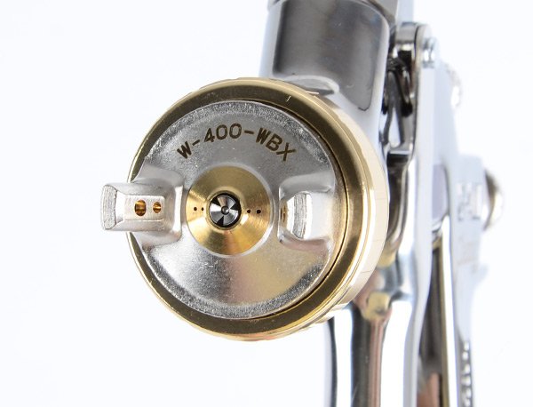 Iwata W400 - Pistolet lakierniczy | górny zb. | LV2 | d0,8