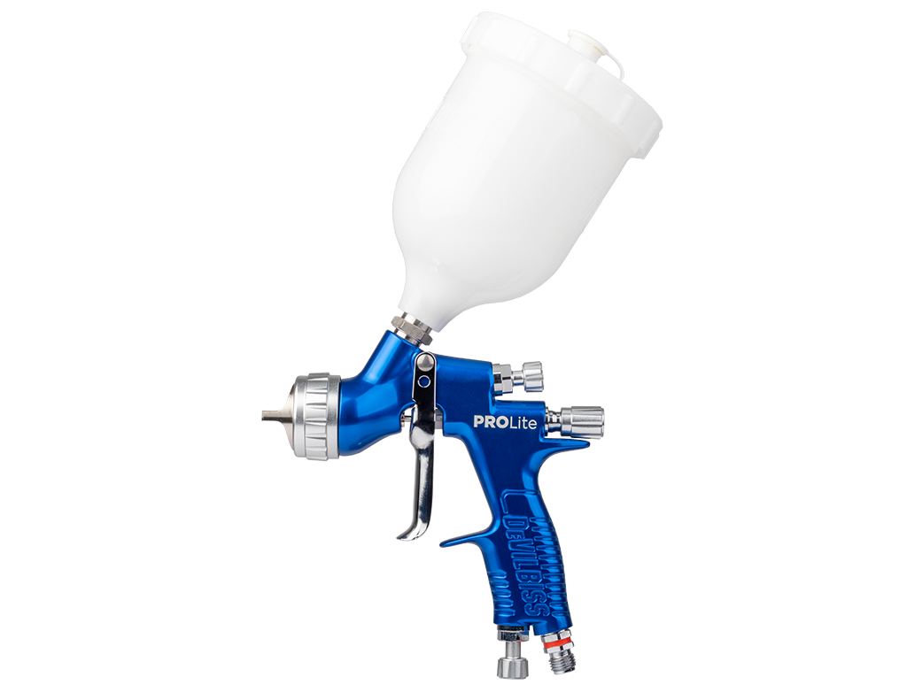 Lakierniczy pistolet natryskowy DeVILBISS GTI PRO LITE | górny zb. | TE20 | d1,2/d1,3